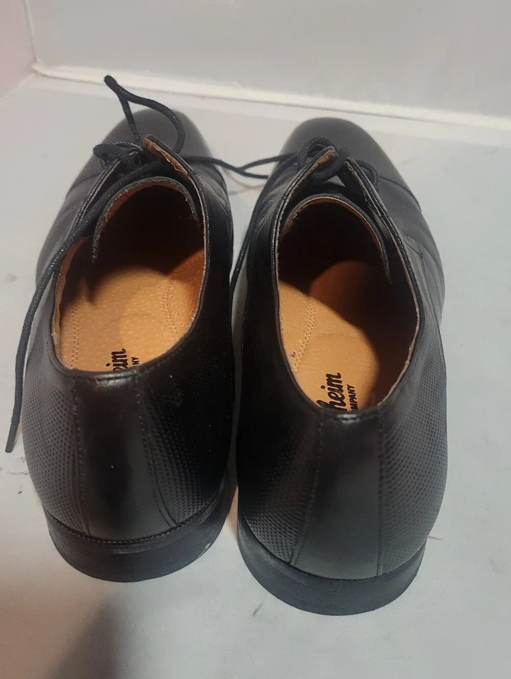 Florsheim Oxford Shoes Men's Size 10.5 D Black Leather Lace Up 15149-001